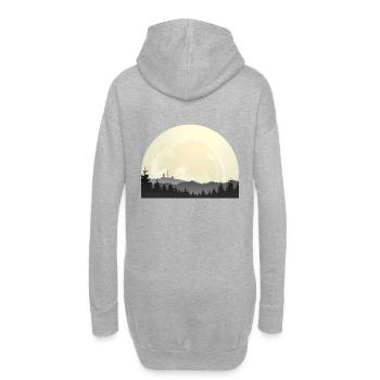 HarzMonde (Brocken-Edition) - Sweat-shirt à capuche long Femme - gris chiné - Dos