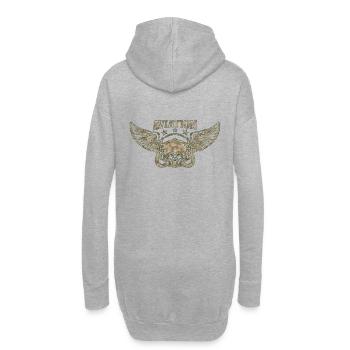 Aviation de l’armée - Sweat-shirt à capuche long Femme - gris chiné - Dos