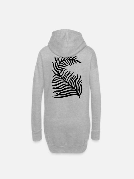 Planter - Sweat-shirt à capuche long Femme - gris chiné