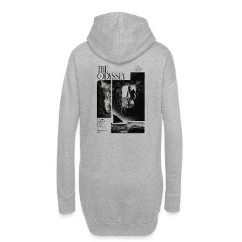 Le voyage d’Ulysse - Sweat-shirt à capuche long Femme - gris chiné - Dos