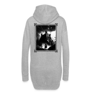 Sword and Sourcery - Hoodie-Kleid - Grau meliert - Hinten
