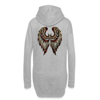 Angel Wings Angels Wings Little Angel Wing Fly - Sweat-shirt à capuche long Femme - gris chiné - Dos