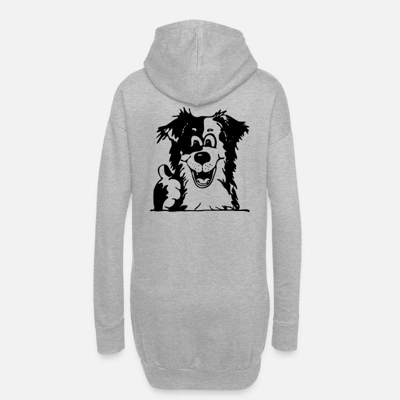 Comic - All Aussie! - Hoodie Dress - heather grey
