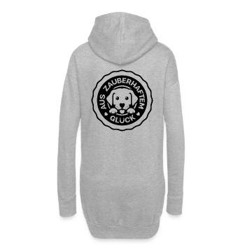 Aus Zauberhaftem Glück Schwarz - Hoodie-Kleid - Grau meliert - Hinten