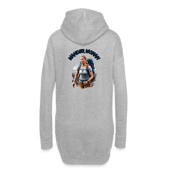 Wander Woman - Randonnée Alpinisme Femme - Sweat-shirt à capuche long Femme - gris chiné - Dos