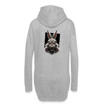 Bad Bunny - Cool Bad Bunny - Sweat-shirt à capuche long Femme - gris chiné - Dos