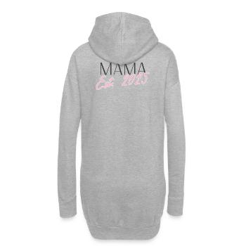 Mama 2025 - Hoodie-Kleid - Grau meliert - Hinten