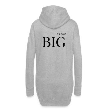 TRÄUMEN SIE GROSS⭐ - Hoodie-Kleid - Grau meliert - Hinten