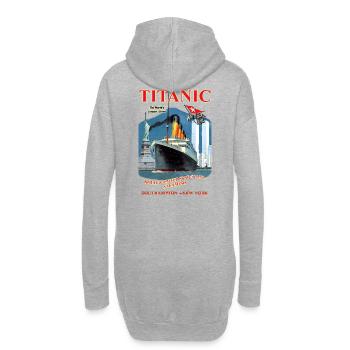 TITANIC SPIRIT CREATION Louis RUNEMBERG © Adagp - Hoodie-Kleid - Grau meliert - Hinten