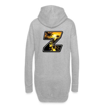  Sonnenuntergang Vibe Zoopy - Hoodie-Kleid - Grau meliert - Hinten