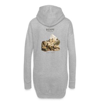 Egypt Desert Legacy Artwork - Hoodie-Kleid - Grau meliert - Hinten