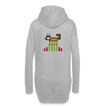 Tradetiger - Hoodie-Kleid - Grau meliert - Hinten