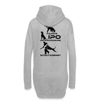 403 Boxer IPO - Sweat-shirt à capuche long Femme - gris chiné - Dos