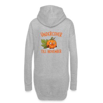 Undercover Truthahn - Hoodie-Kleid - Grau meliert - Hinten