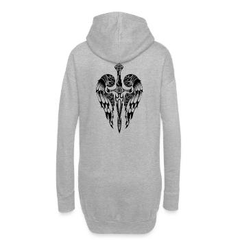 Angel Wings Angels Wings Little Angel Wing Fly - Sweat-shirt à capuche long Femme - gris chiné - Dos