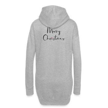 Joyeux Noël cadeau étoile Noël - Sweat-shirt à capuche long Femme - gris chiné - Dos