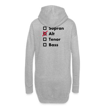 Alt - Hoodie-Kleid - Grau meliert - Hinten