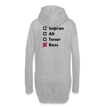 Bass - Hoodie-Kleid - Grau meliert - Hinten