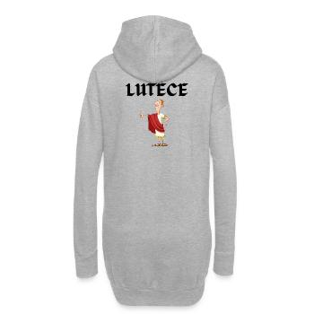 Lutèce, Paris, Romain - Sweat-shirt à capuche long Femme - gris chiné - Dos