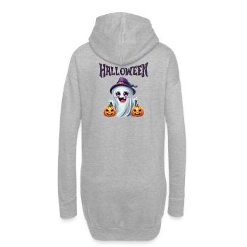 Halloween-Geist Halloween-Party - Hoodie-Kleid - Grau meliert - Hinten