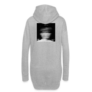 Fais-le. Motivationwear - Sweat-shirt à capuche long Femme - gris chiné - Dos