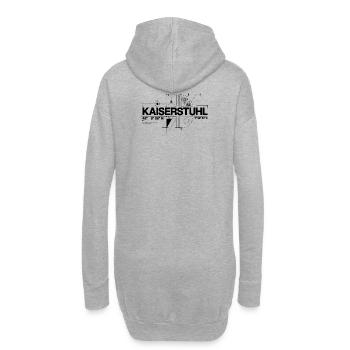 Geometric home style - Hoodie-Kleid - Grau meliert - Hinten