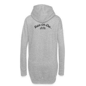 ride or die 2 - Sweat-shirt à capuche long Femme - gris chiné - Dos