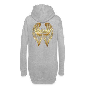 Angel Wings Angels Wings Little Angel Wing Fly - Sweat-shirt à capuche long Femme - gris chiné - Dos