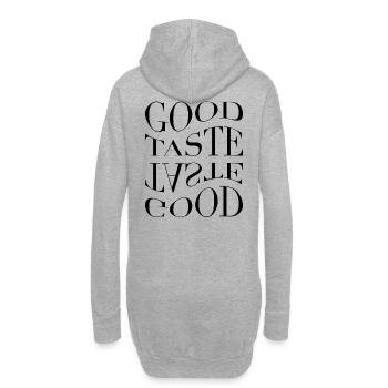 It's a Good Taste - Hoodie-Kleid - Grau meliert - Hinten