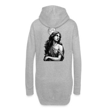 Luna Halo - Hoodie-Kleid - Grau meliert - Hinten