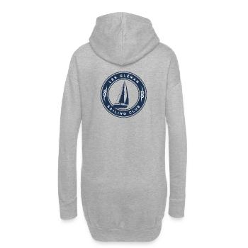 Glenan Segeln - Hoodie-Kleid - Grau meliert - Hinten