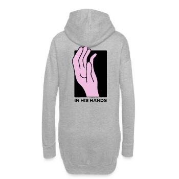 In seinen Händen - Hoodie-Kleid - Grau meliert - Hinten
