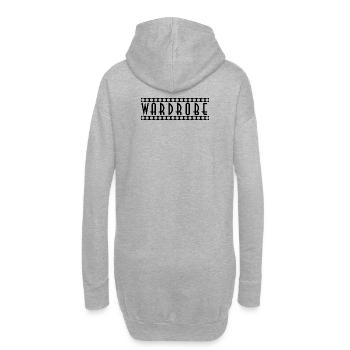 penderie - Sweat-shirt à capuche long Femme - gris chiné - Dos