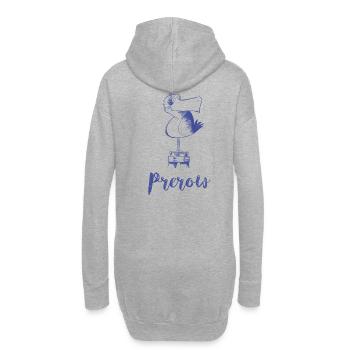 Moewe Prerow - Hoodie-Kleid - Grau meliert - Hinten
