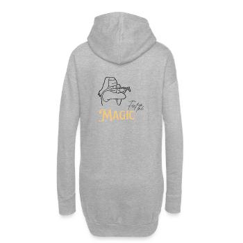 Ressentez la magie - Biathlon - Sweat-shirt à capuche long Femme - gris chiné - Dos