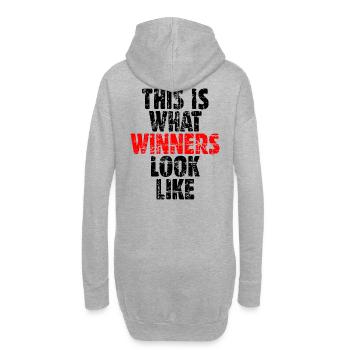 THIS IS WHAT WINNERS LOOK LIKE - Hoodie-Kleid - Grau meliert - Hinten