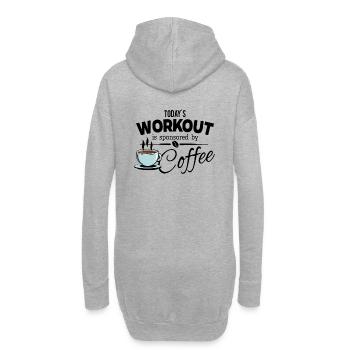 Coffee Bean - Entraînement d'aujourd'hui - Sweat-shirt à capuche long Femme - gris chiné - Dos