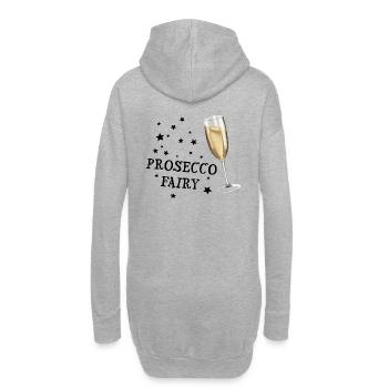 Sekt - Prosecco Fairy - Hoodie-Kleid - Grau meliert - Hinten