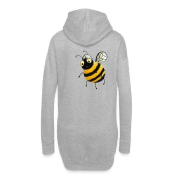 Abeilles - Abeille Bubmlebee - Sweat-shirt à capuche long Femme - gris chiné - Dos