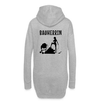 Bauherrin - Hoodie-Kleid - Grau meliert - Hinten
