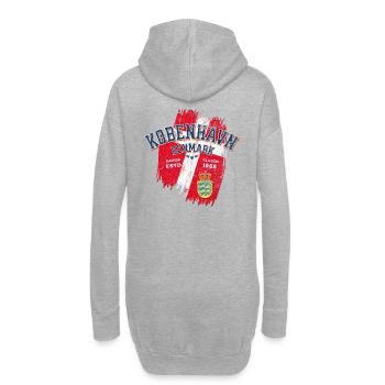 Kobenhavn Dänemark Dänischer Klassiker - Hoodie-Kleid - Grau meliert - Hinten