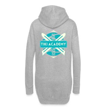 Tiki Akademie - Hoodie-Kleid - Grau meliert - Hinten
