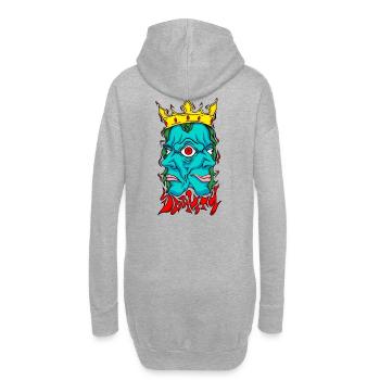 Dualité II - Sweat-shirt à capuche long Femme - gris chiné - Dos