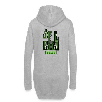Krokodil-Spiel - Hoodie-Kleid - Grau meliert - Hinten