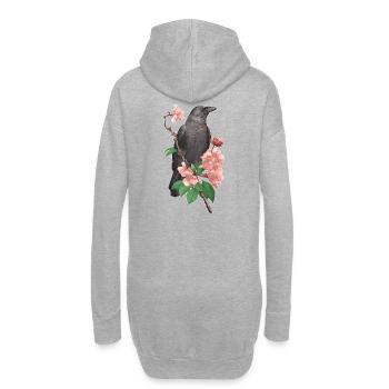 Rabe - Hoodie-Kleid - Grau meliert - Hinten