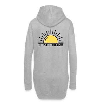 Shine Darling - Hoodie-Kleid - Grau meliert - Hinten