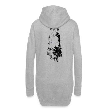 Odin - Hoodie-Kleid - Grau meliert - Hinten