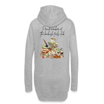 Buckclub - Sweat-shirt à capuche long Femme - gris chiné - Dos