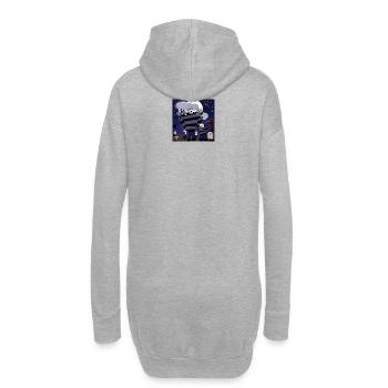Prisonniers dans l’ombre dans le cimetière - Sweat-shirt à capuche long Femme - gris chiné - Dos