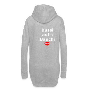 bussi aufs bauchi - Hoodie-Kleid - Grau meliert - Hinten